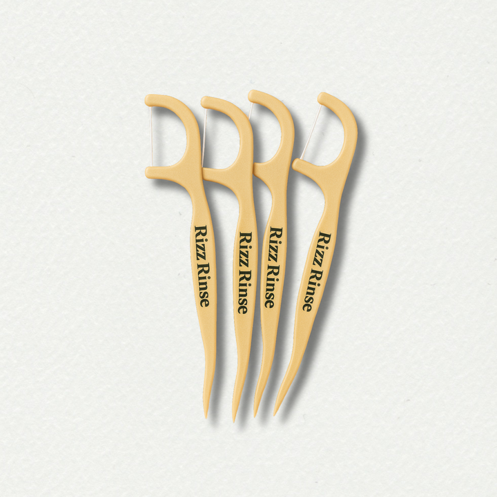 Natural Dental Floss Picks