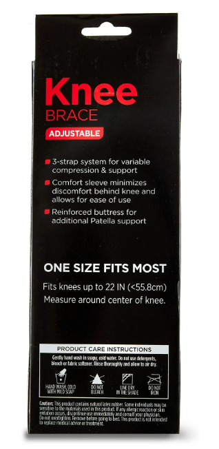 Gild Society Adjustable Knee Brace, One Size